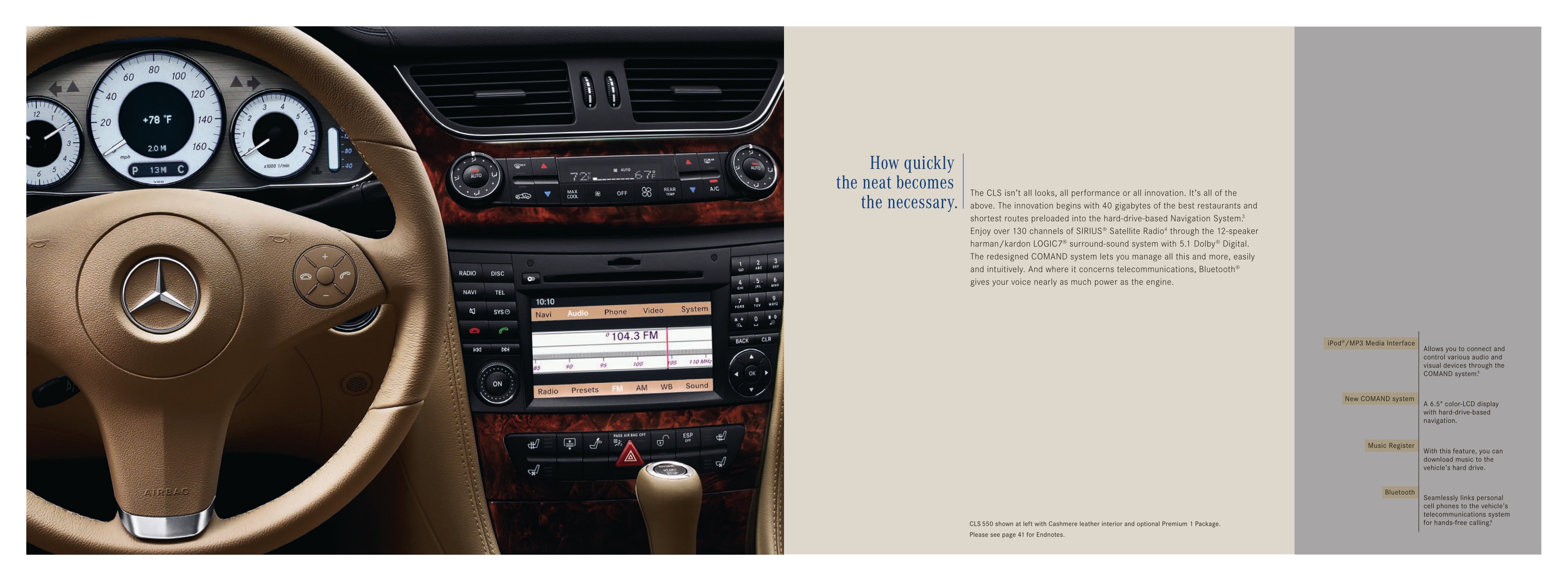 2009 Mercedes-Benz CLS-Class Brochure Page 12